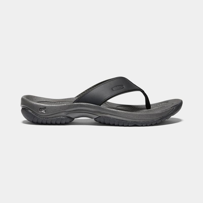 Chanclas Keen Kona Flip Premium Para Hombre Negros - Sandalias Keen Mexico (956012-HEO)